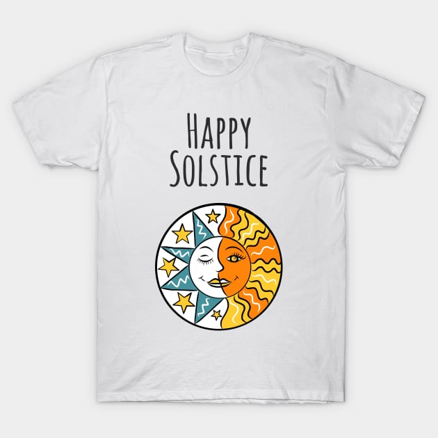 Happy Winter Or Summer Solstice T-Shirt by faiiryliite